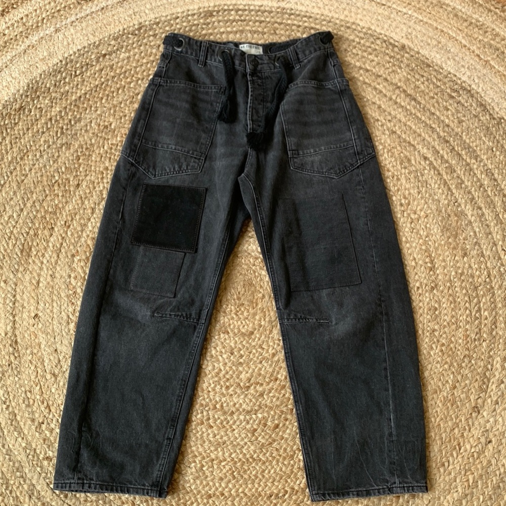 Moxie pull on barrel jeans